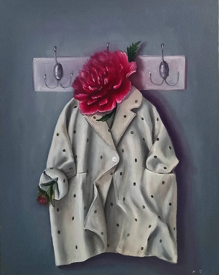Image of Cold spring 2023 by Nina Fedotova, size: 50 × 40 × 2 cm, made of oil on canvas, Painting medium