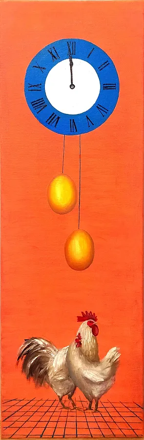 Image of The Best for Children by Nina Fedotova, size: 60 × 20 × 1 cm, made of oil on canvas, Painting medium